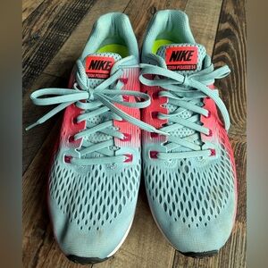 Nike Women's Zoom Pegasus 34 - Teal and Pink